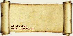 Andjelina Peranović vizit kartica